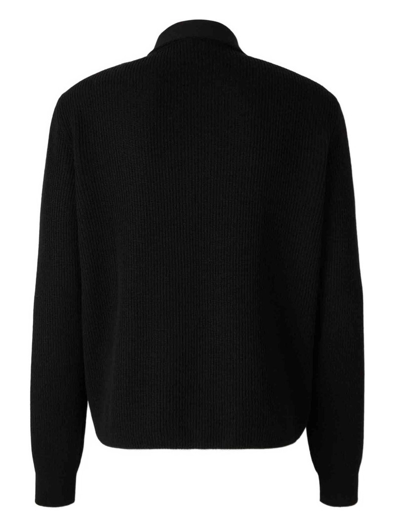 Herno zip cashmere cardigan outlook