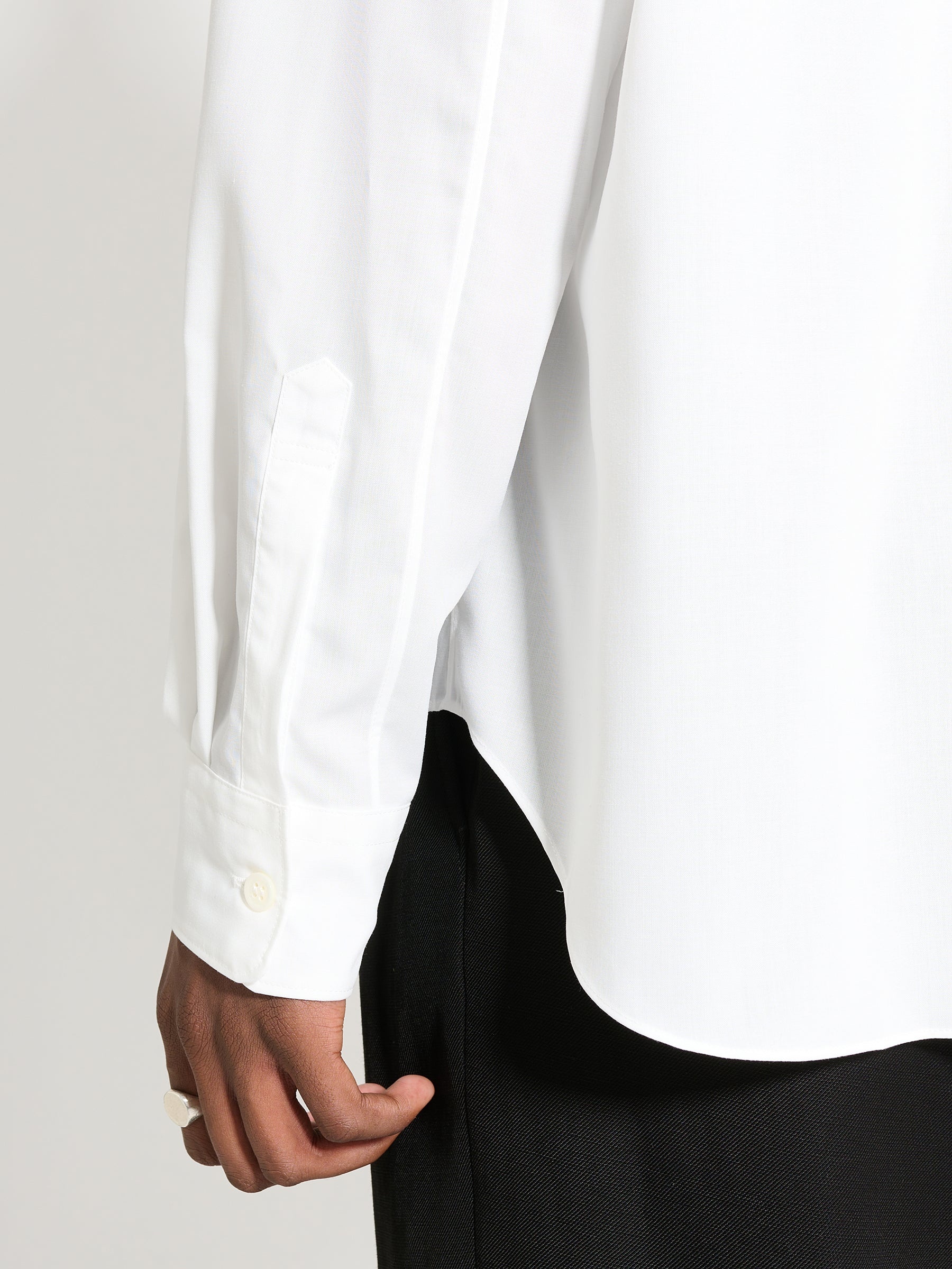 COMME DES GARÇONS HOMME PLUS BROAD LEAF MOTIF C SHIRT WHITE / GREEN - 7