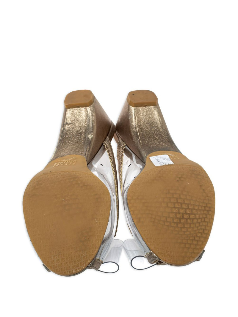 45mm bow-detail wedge sandals 4