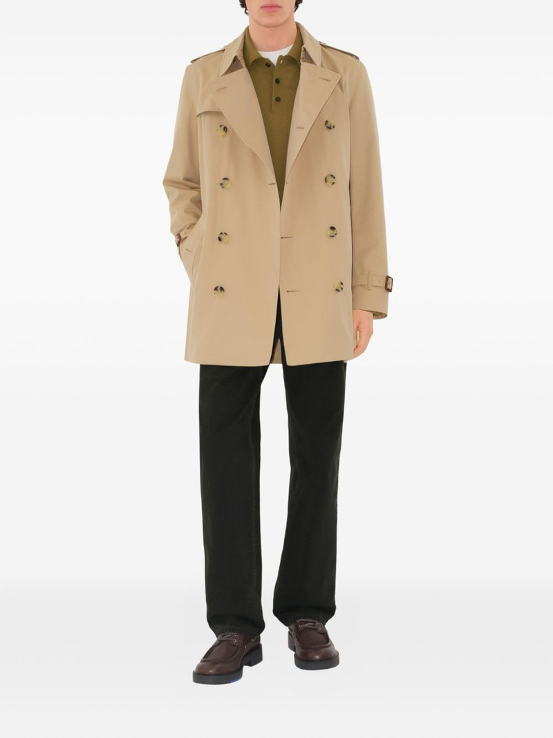 Burberry belted double-breasted trench coat outlook