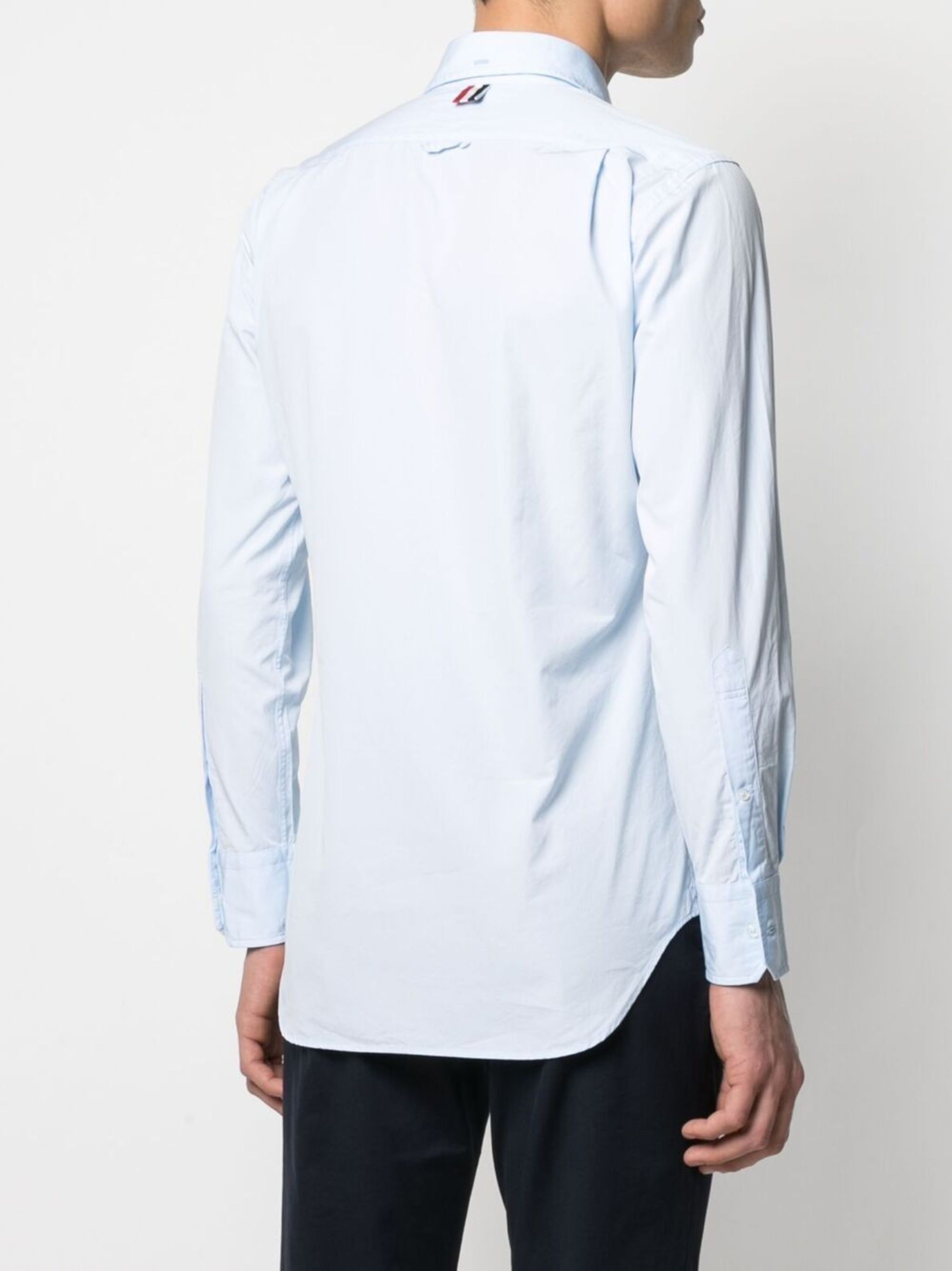 long-sleeve button-fastening shirt - 4