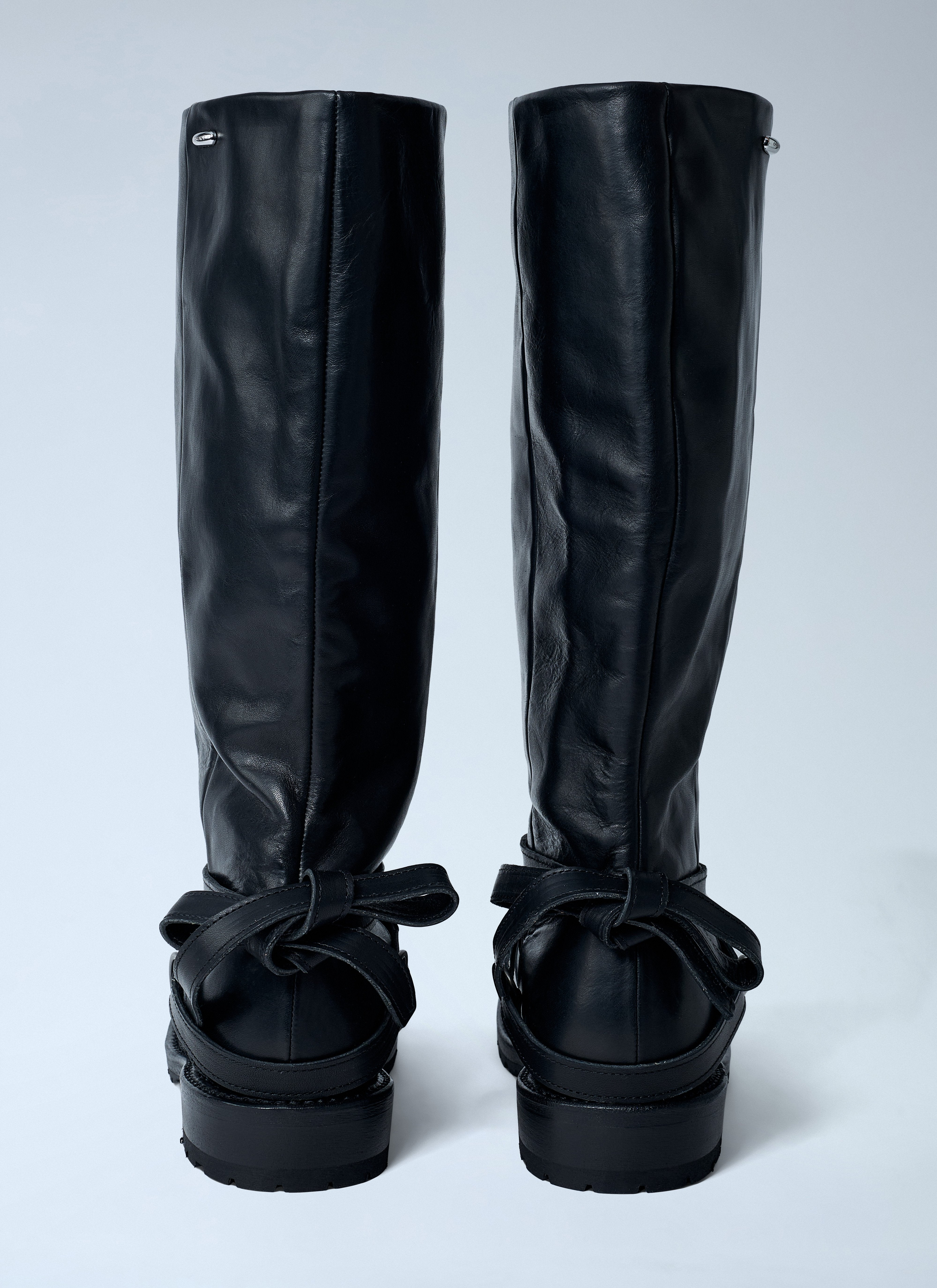 Our Legacy Women High Engine Leather Boots - 5