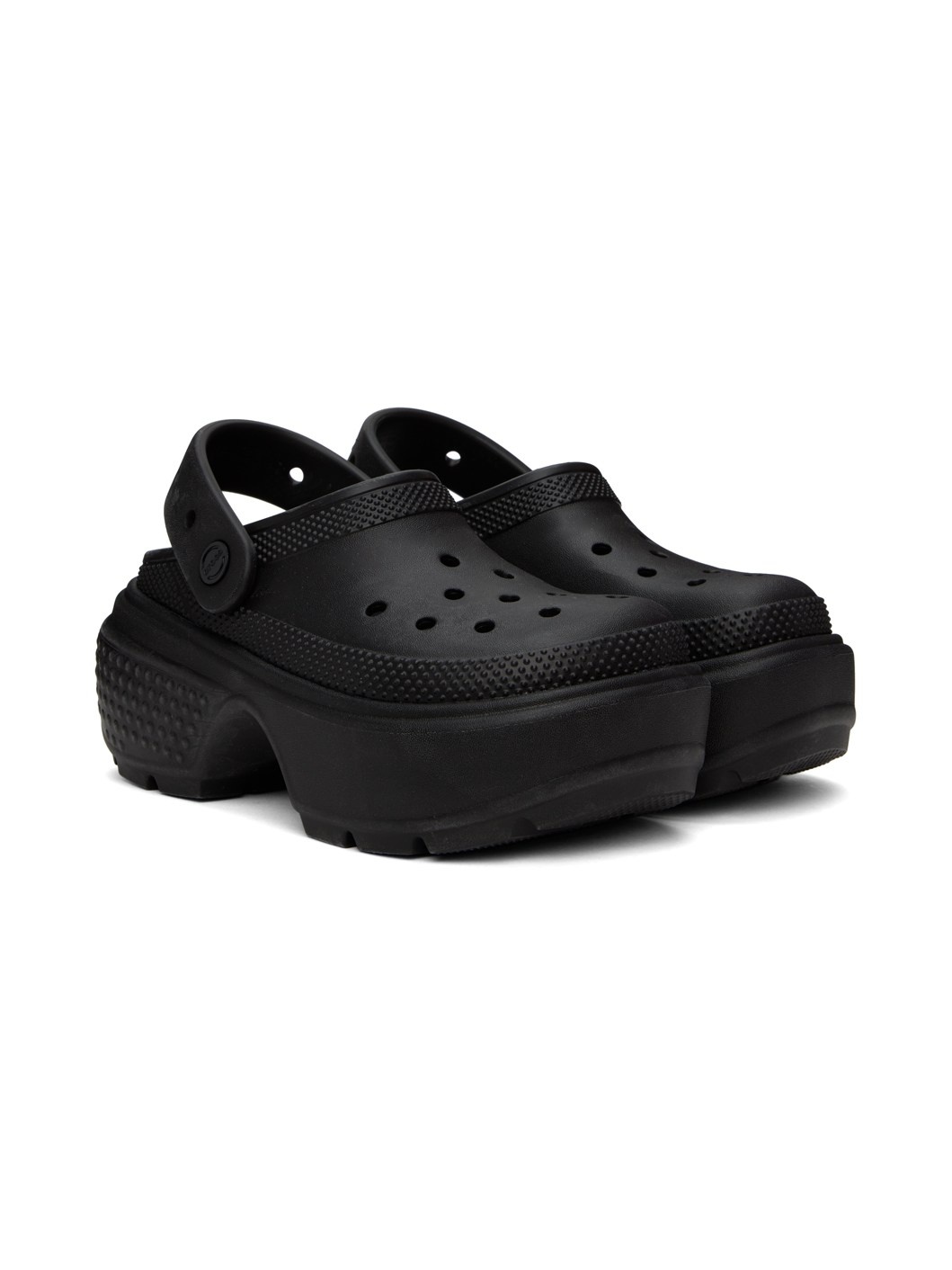 Black Stomp Clogs - 4