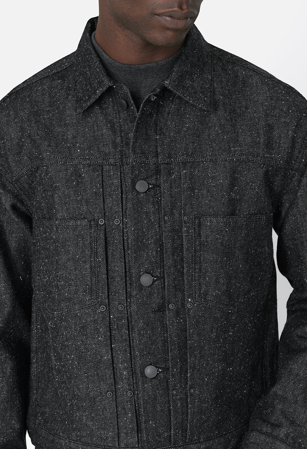 SILK NOIL CROPPED THUMPER JACKET TYPE II - 2