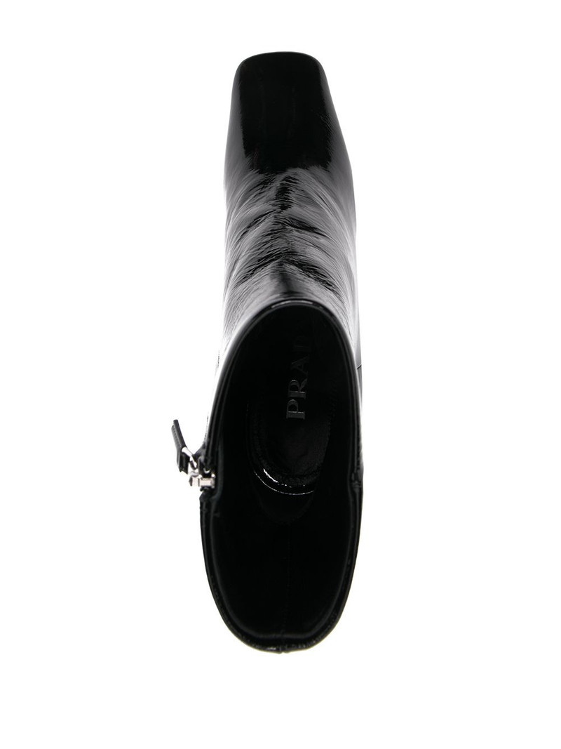 90mm patent ankle boots 4