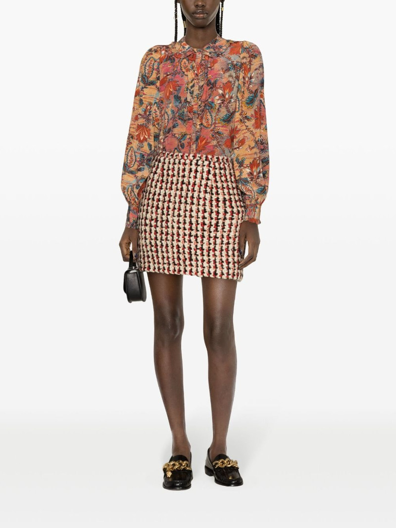 ULLA JOHNSON Philipa floral-print silk Blouse outlook