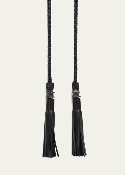 Max Mara Braided Patent Leather Belt outlook