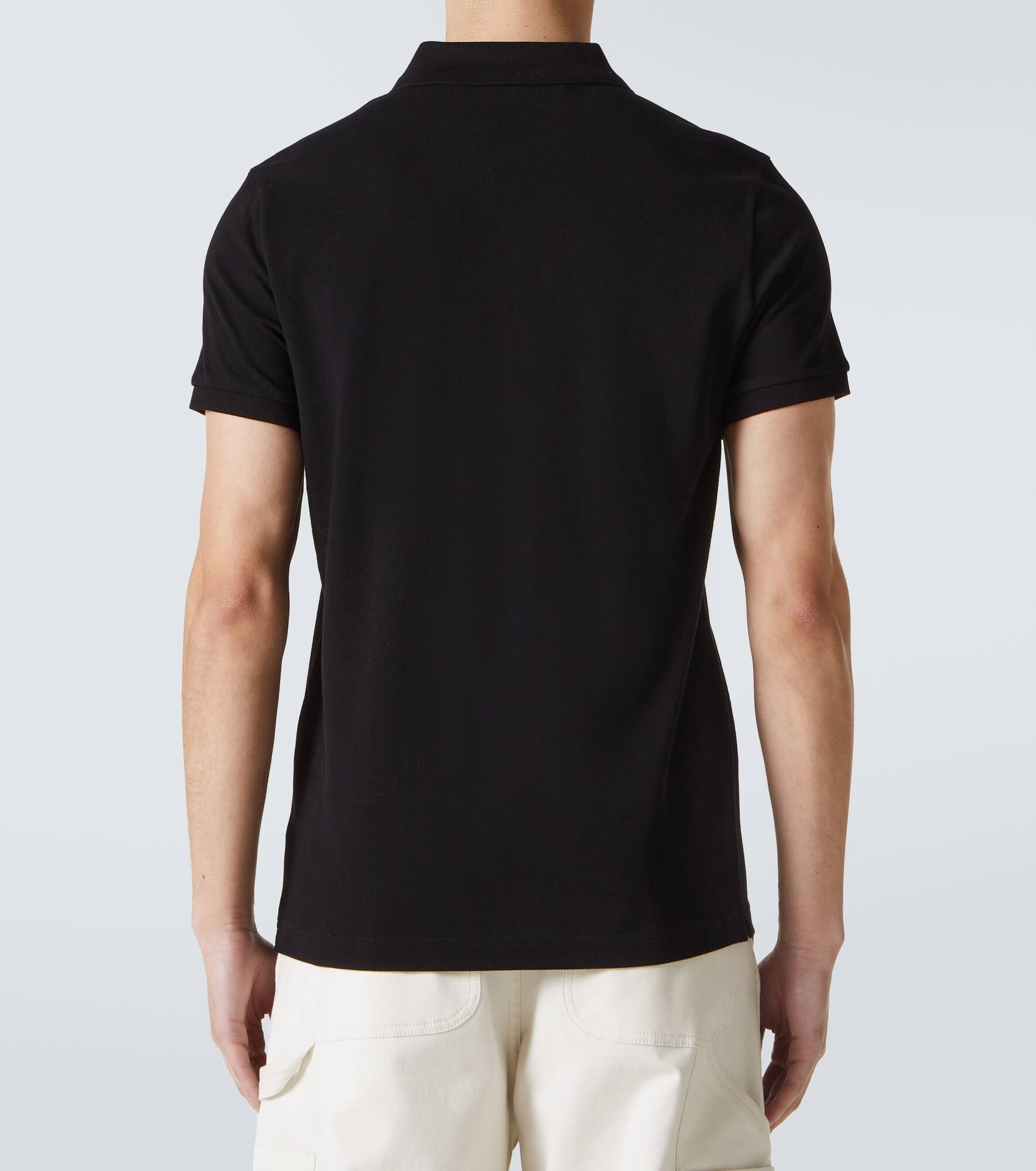 Cotton piqué polo shirt - 4