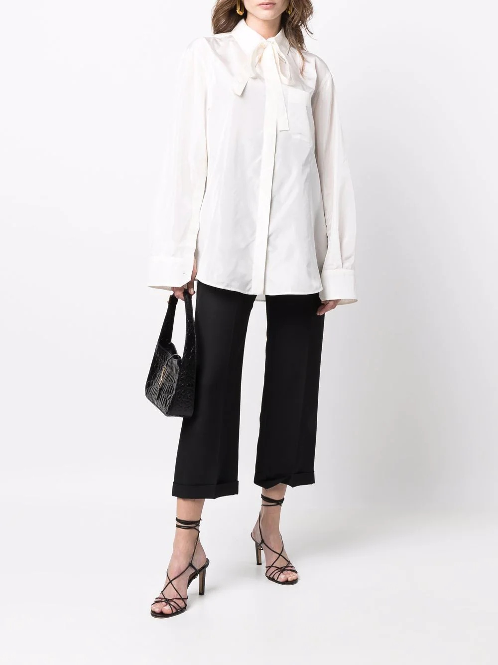long-sleeve button-fastening shirt - 2
