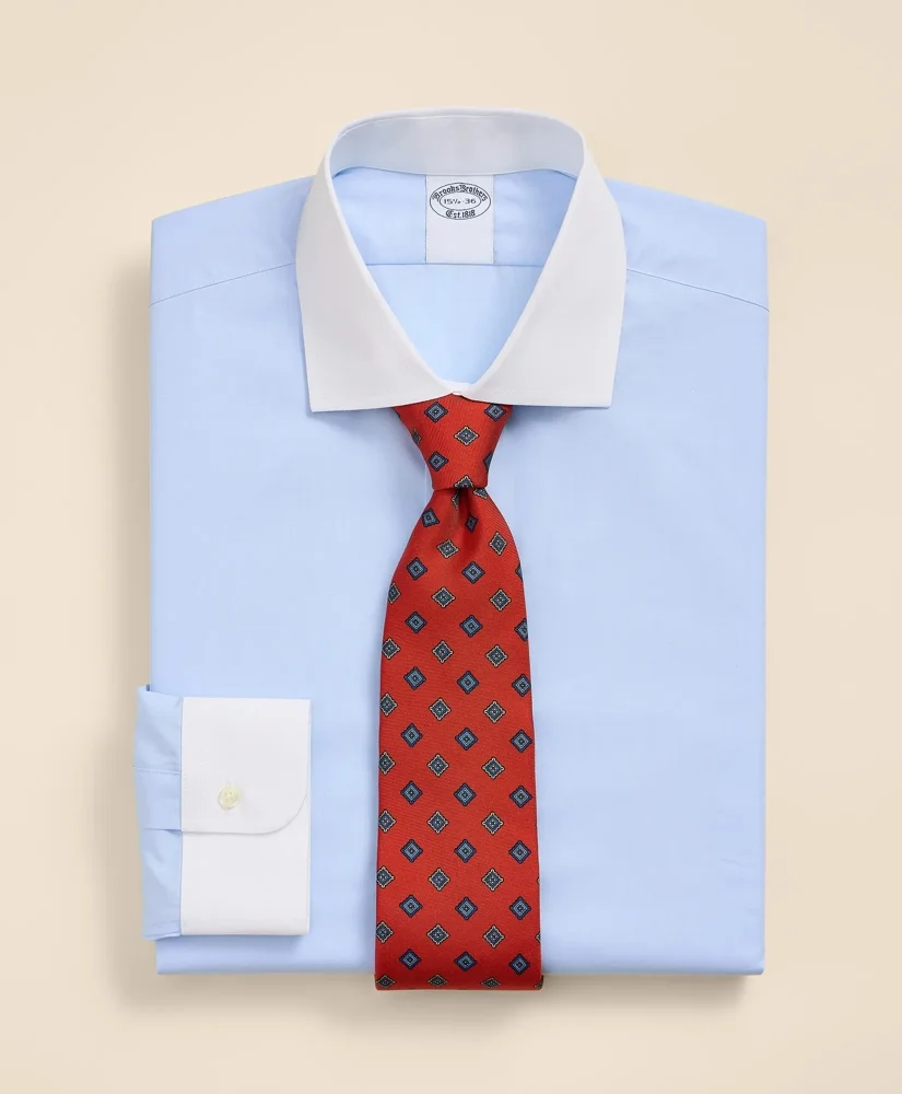 Pure Supima® English Spread Collar Dress Shirt - 1