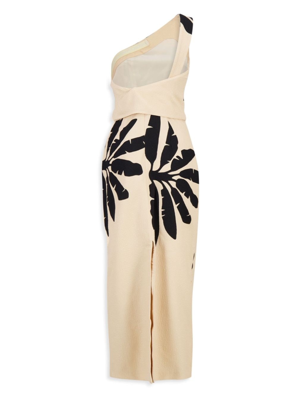 Oneshoulder Coyote Dance silk midi dress - 4