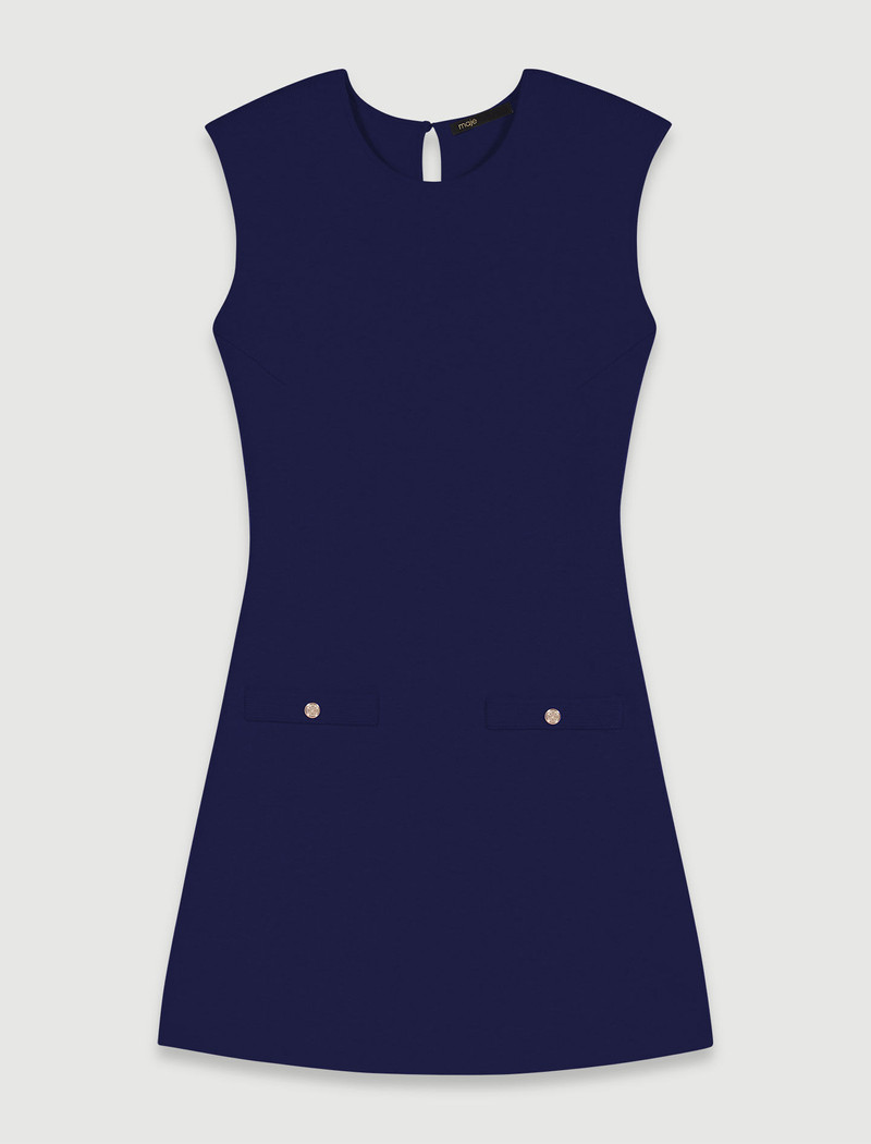 Knit 2-in-1 short dress 10