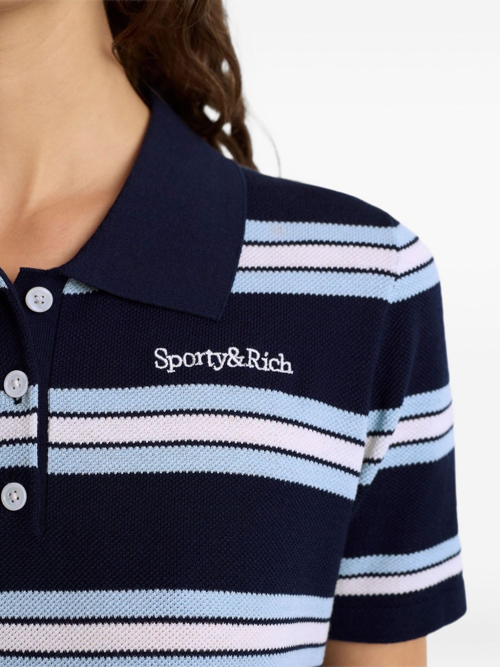 striped polo shirt - 4