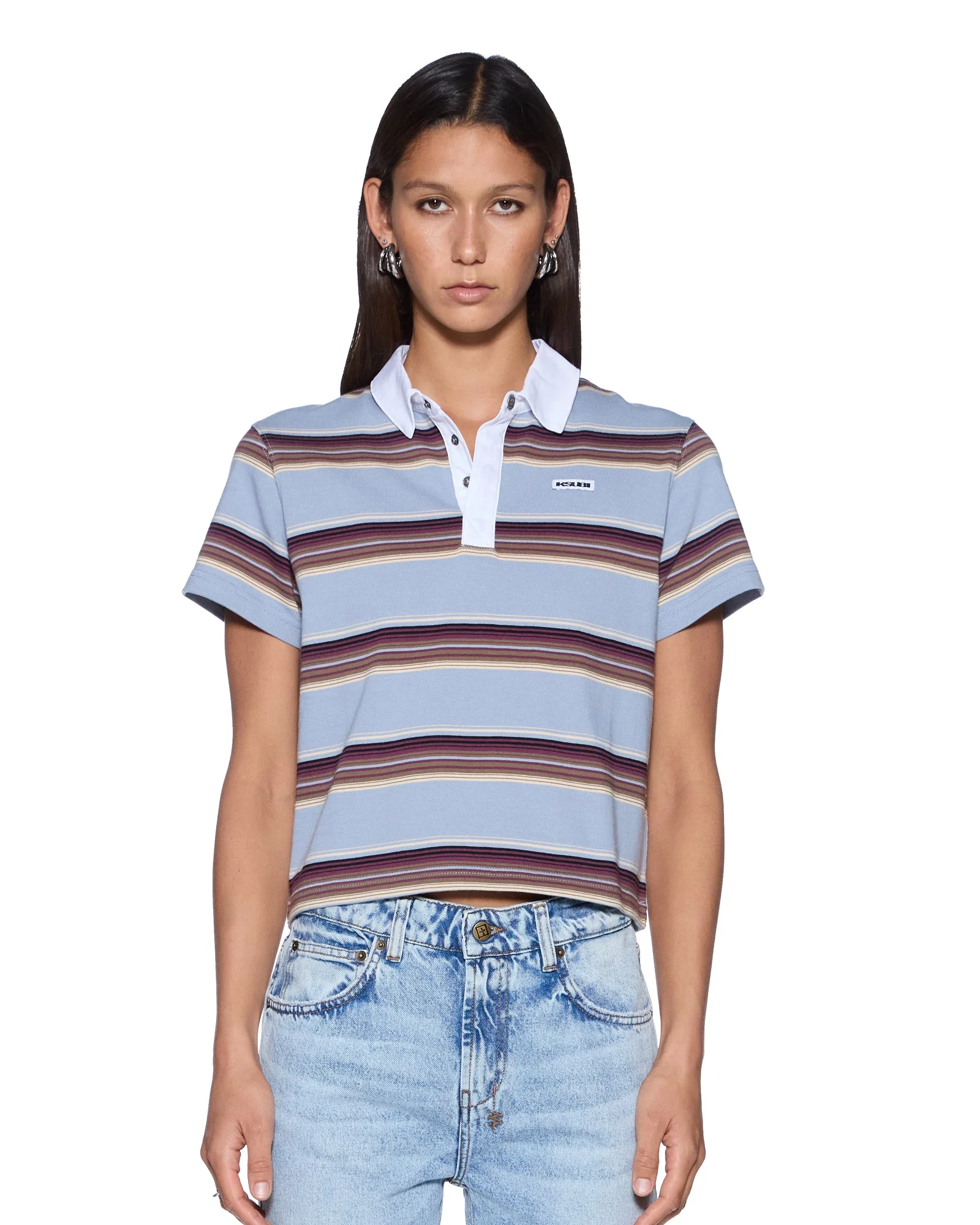 SOTT SHRUNKEN POLO MULTI STRIPE - 1