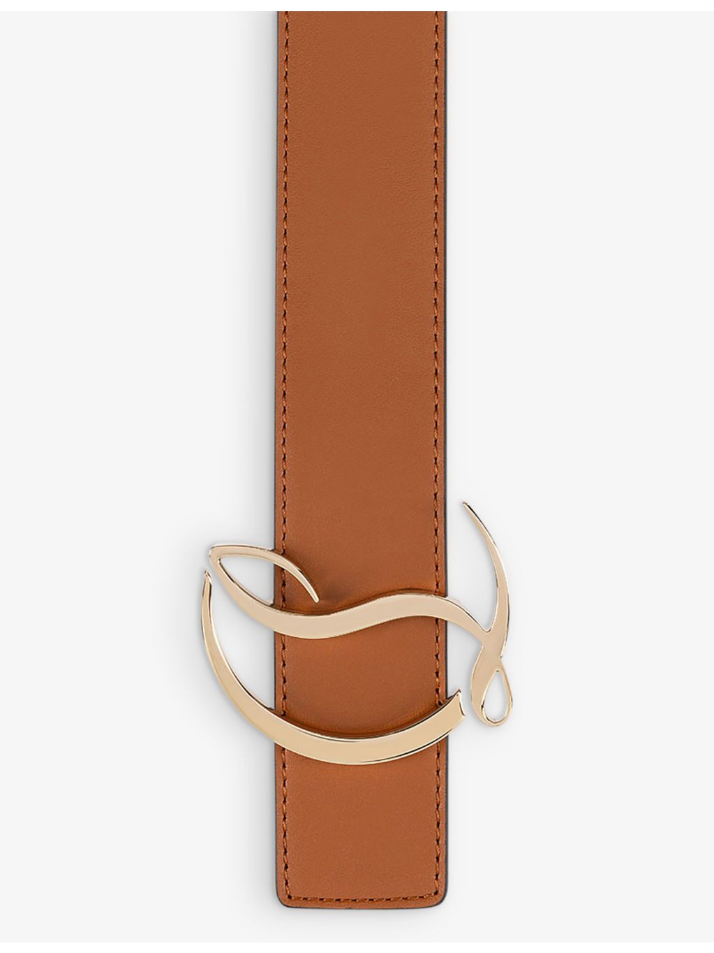 CL logo-buckle leather belt - 2