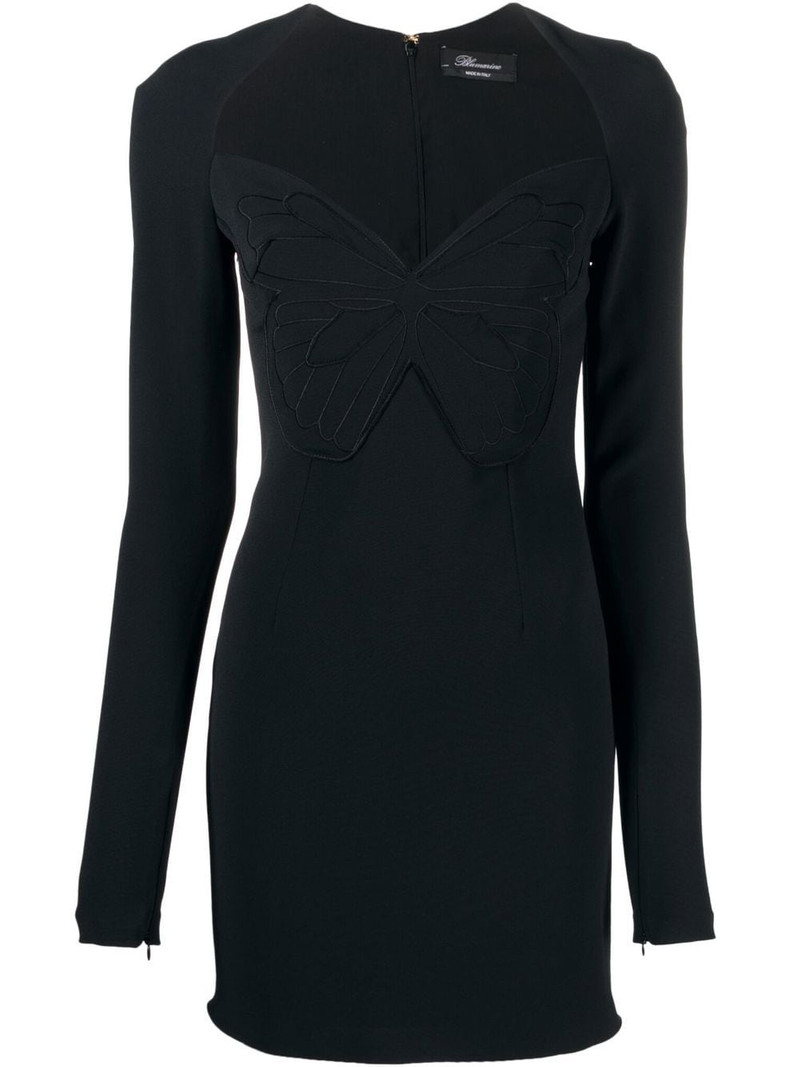 butterfly-embroidered minidress 1