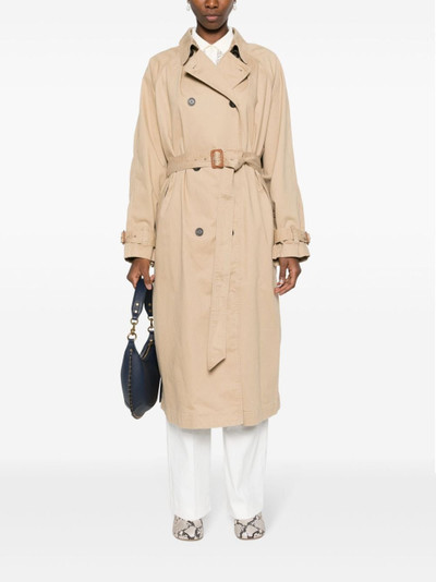 Isabel Marant Edenna double-breasted trench coat outlook