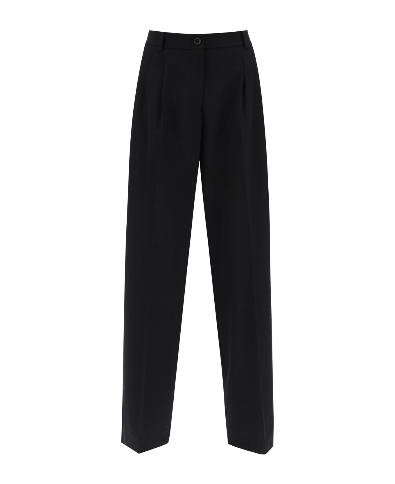 Flared Wool Pants - 1