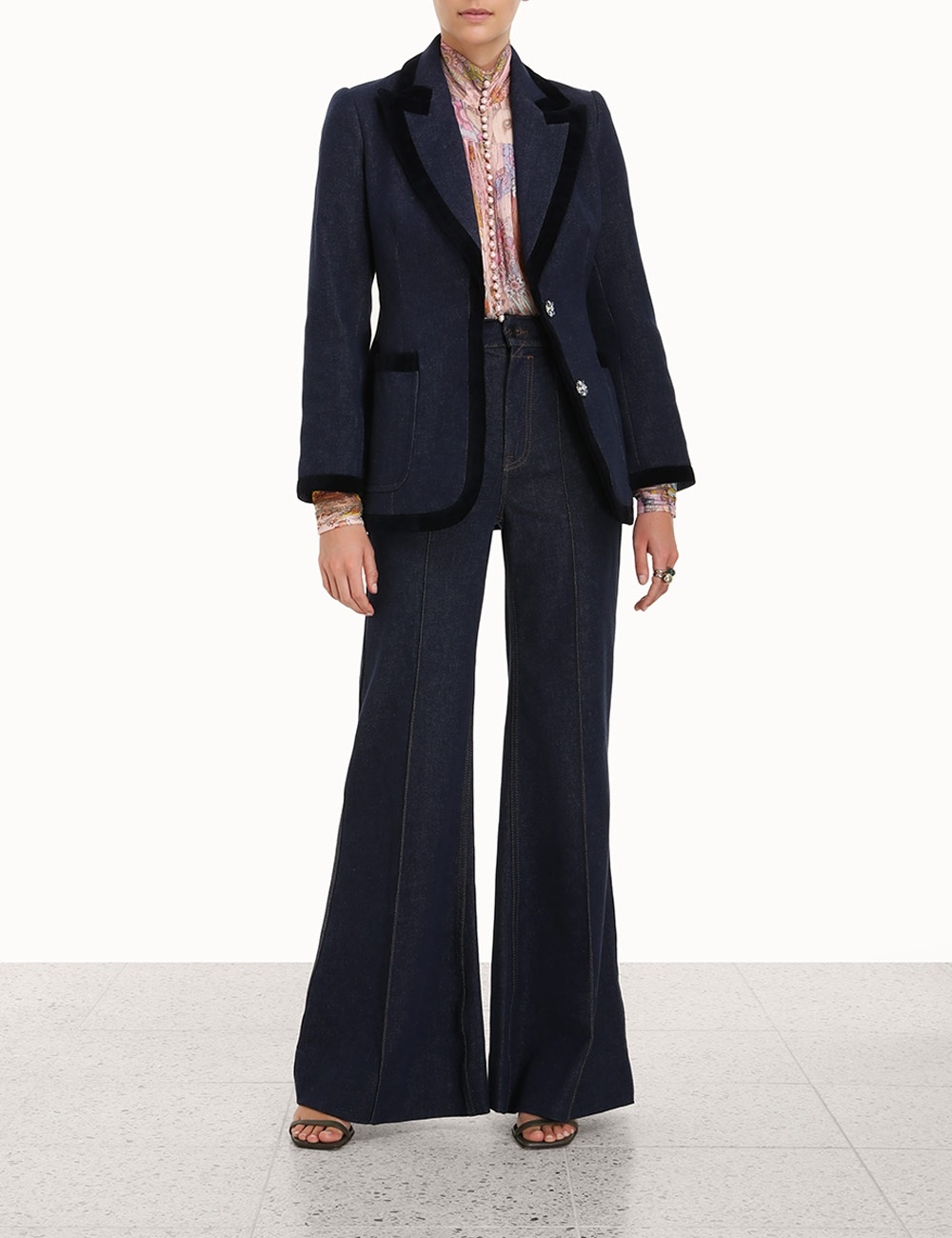 KALEIDOSCOPE DENIM BLAZER - 2