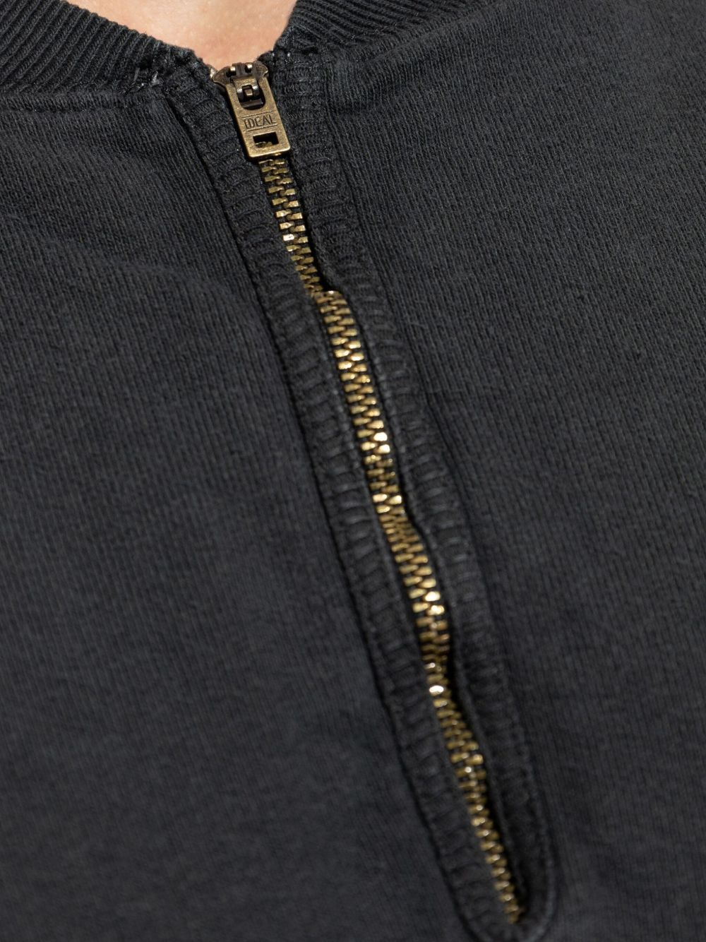 half-zip cotton sweatshirt - 5