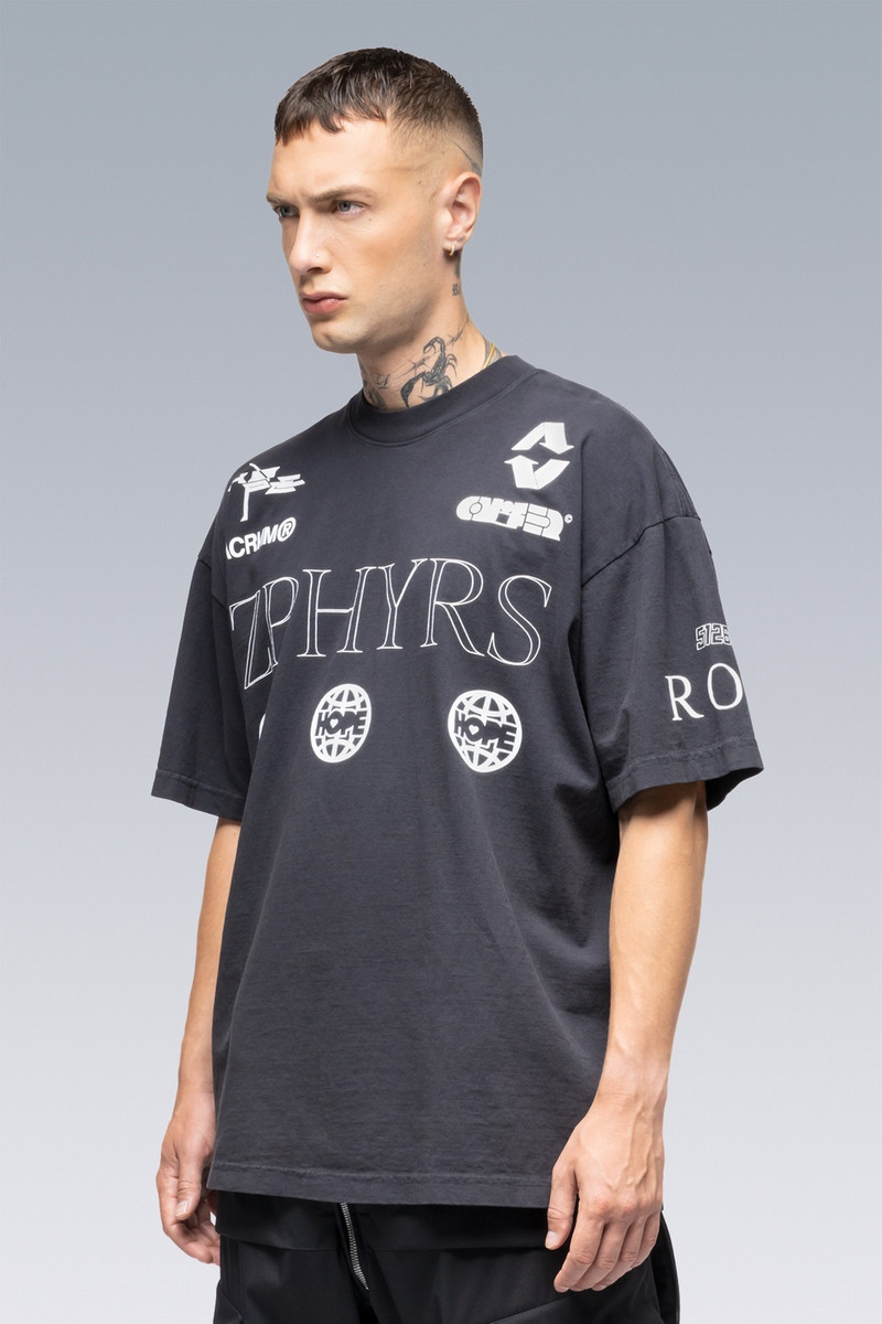 FIS6-RS Cotton Short Sleeve T-shirt Black 6