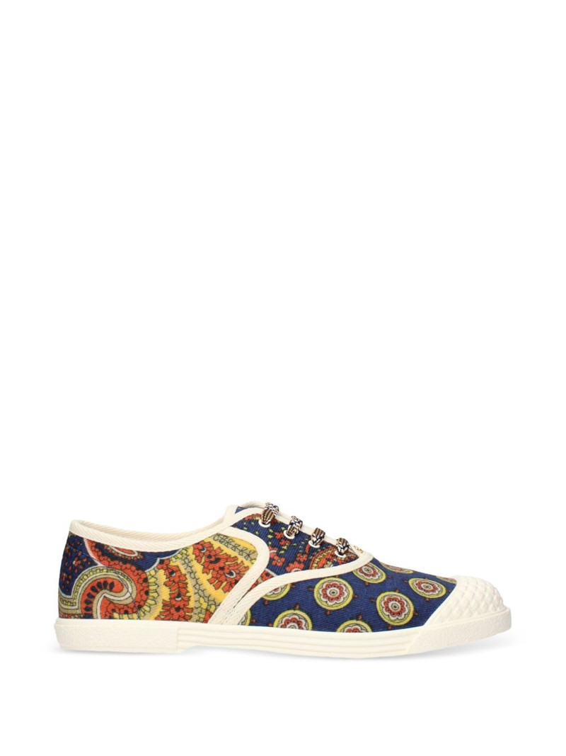 paisley-print sneakers 1