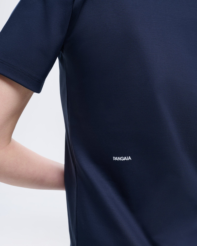 Womens Interlock T-Shirt - Granite Navy 4