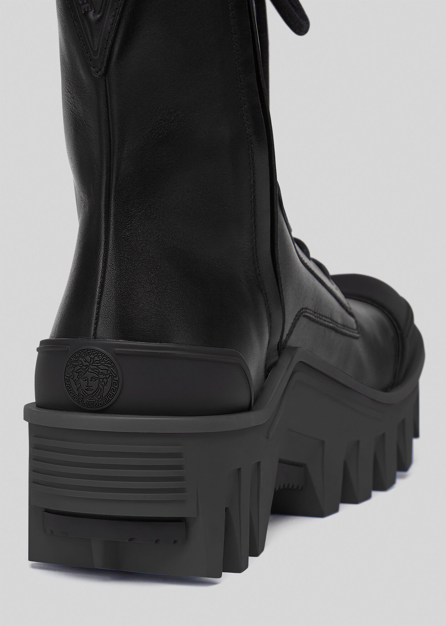 Versace Delphi Lace-Up Boots - 4