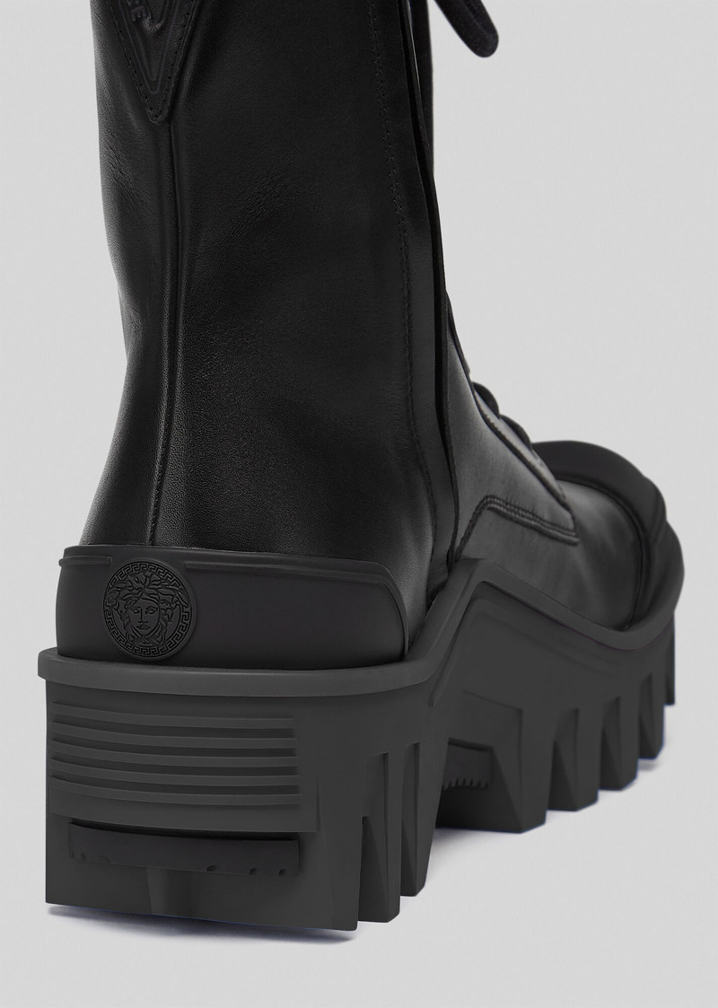 Versace Delphi Lace-Up Boots 4