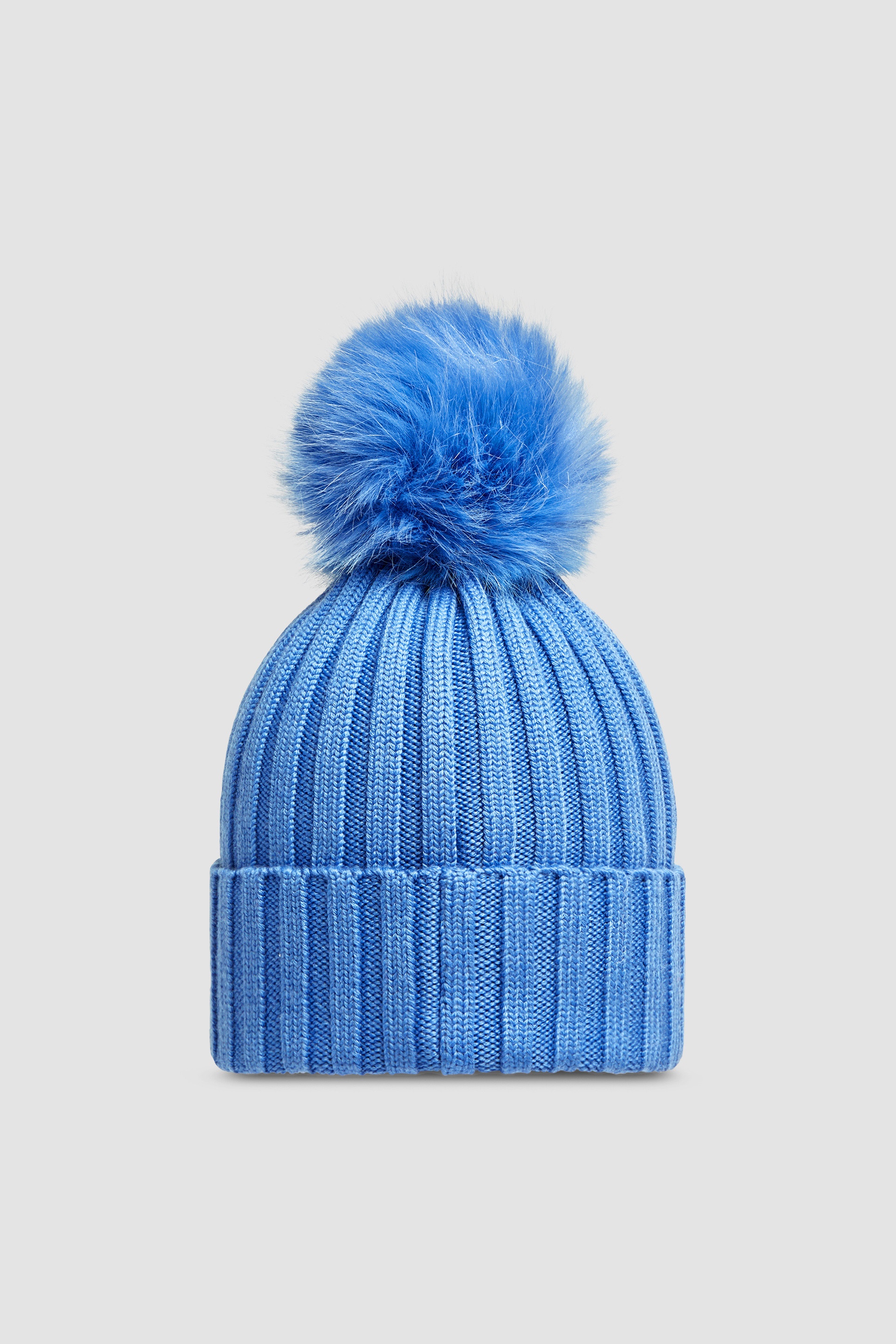Wool Beanie with Pom Pom - 4