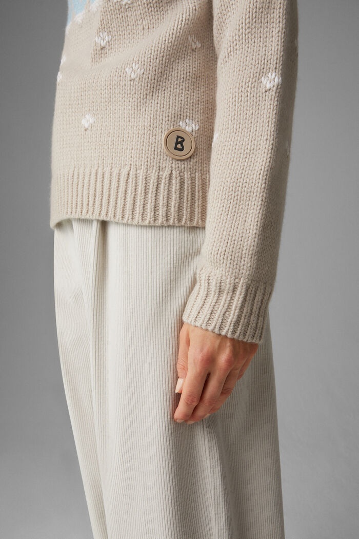 Samia Cashmere pullover in Beige - 5