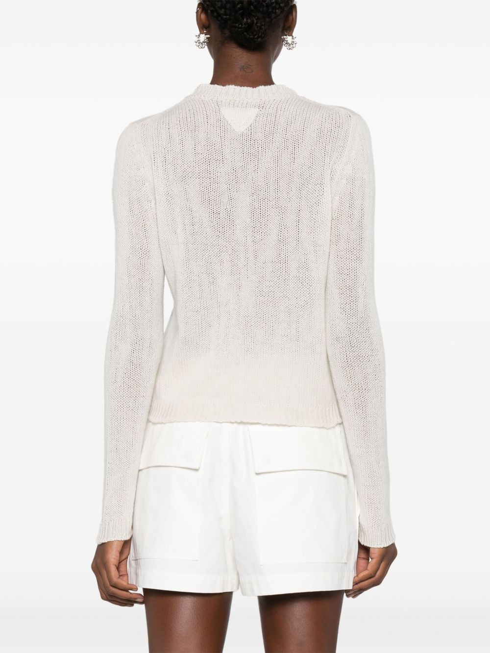 crew-neck cashmere jumper - 4