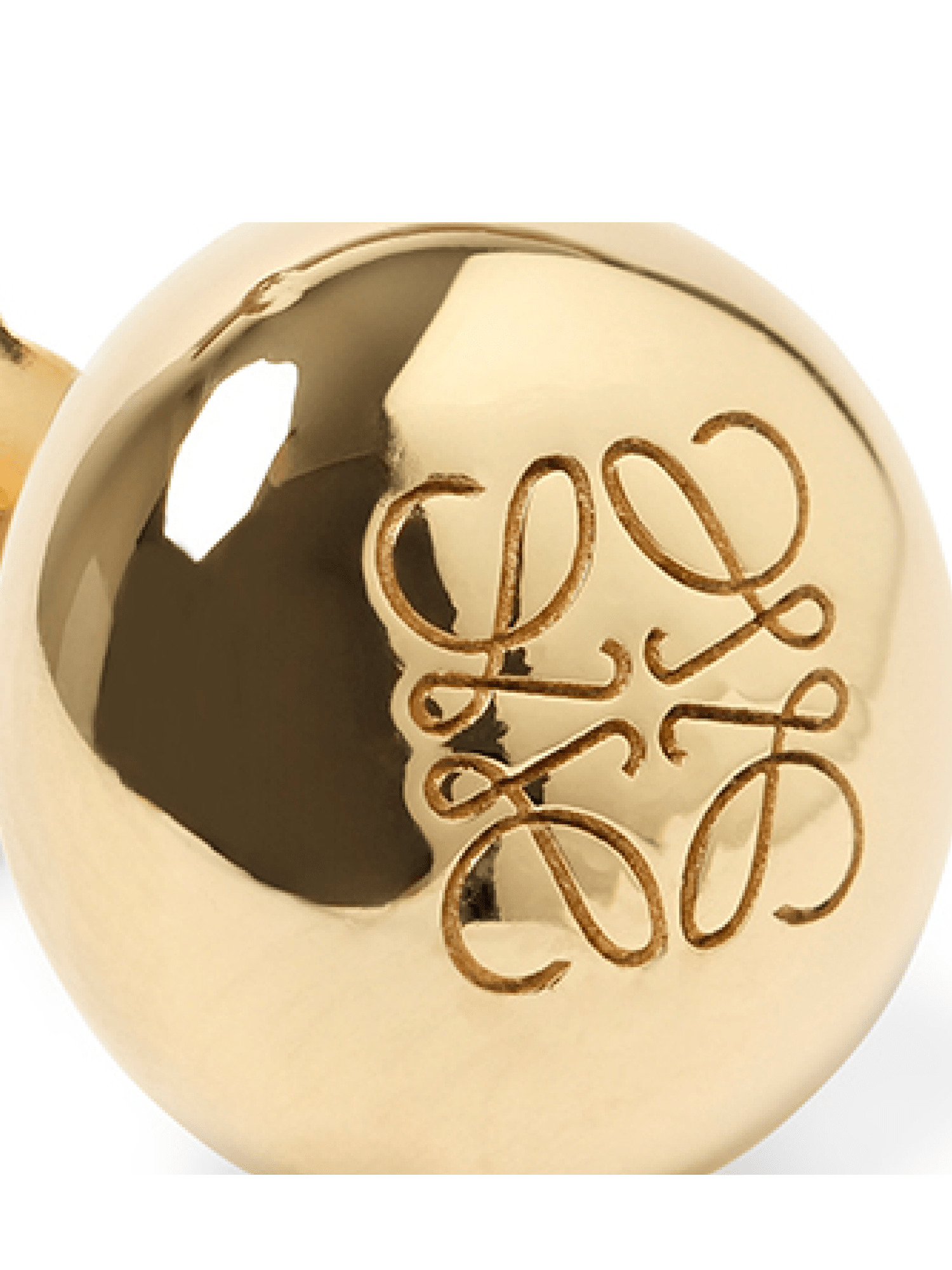 Anagram Pebble Stud Earrings in Gold - 3
