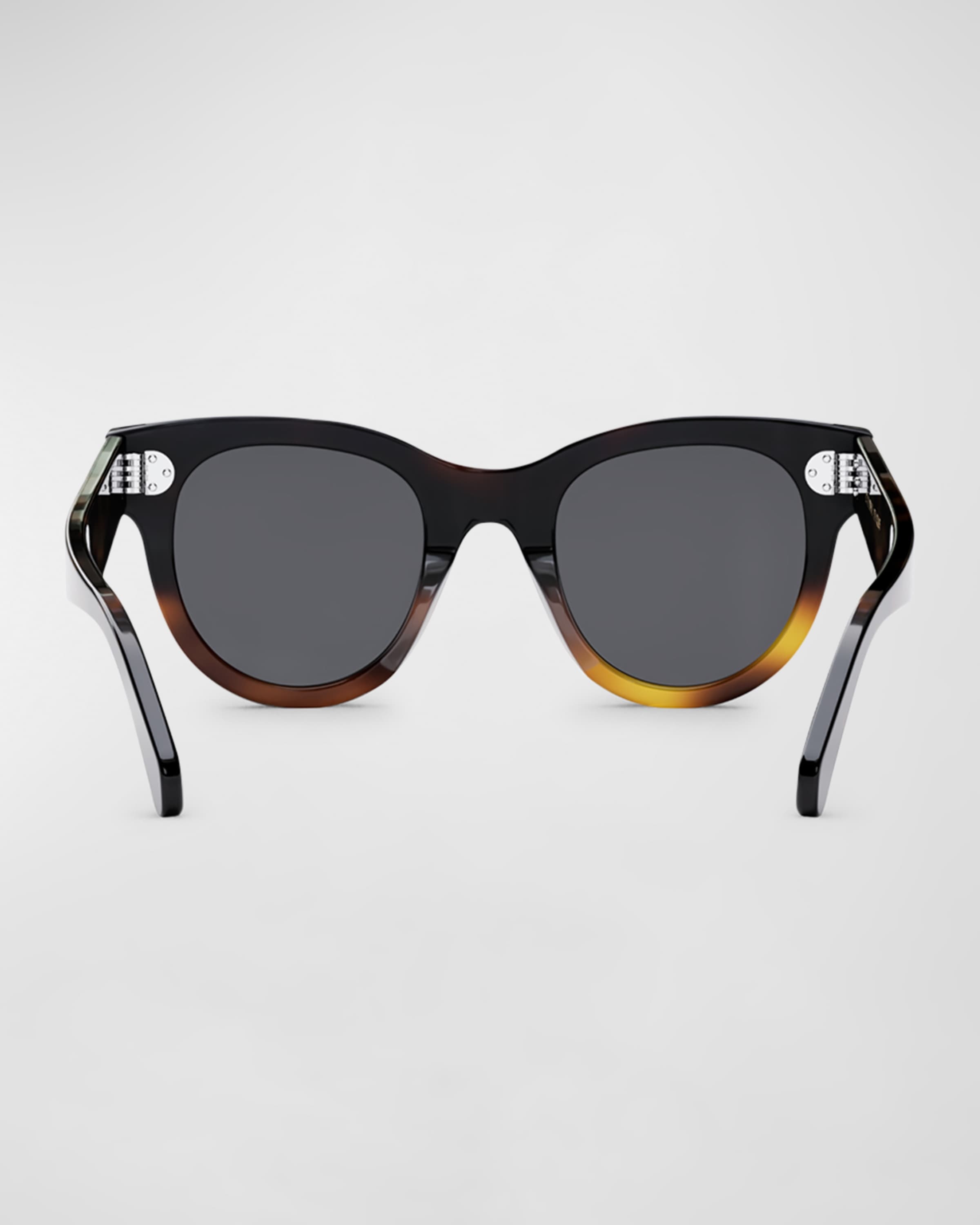 Tortoiseshell Acetate Cat-Eye Sunglasses - 5