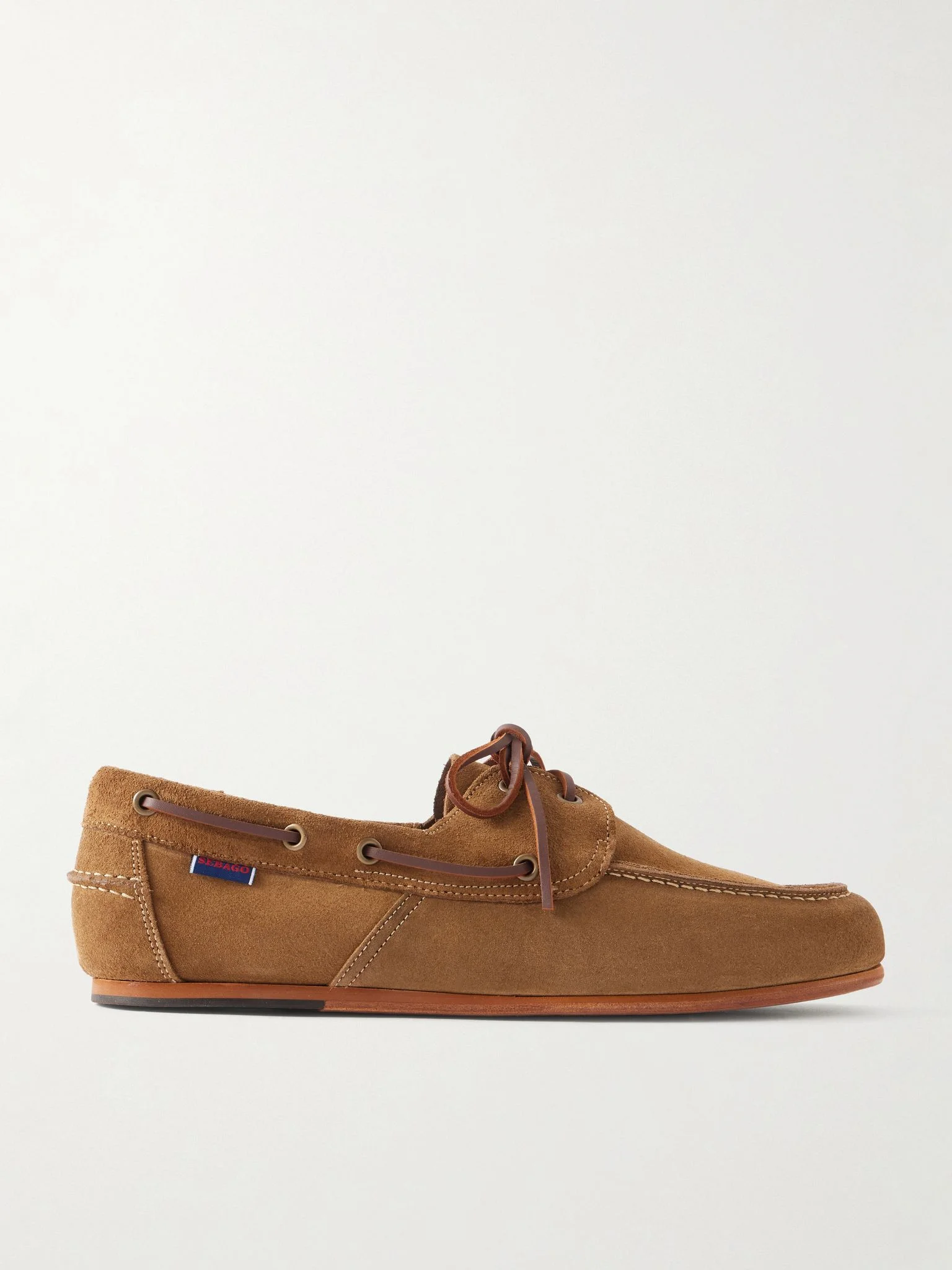 Owen Suede Boat Shoes Taupe - 1