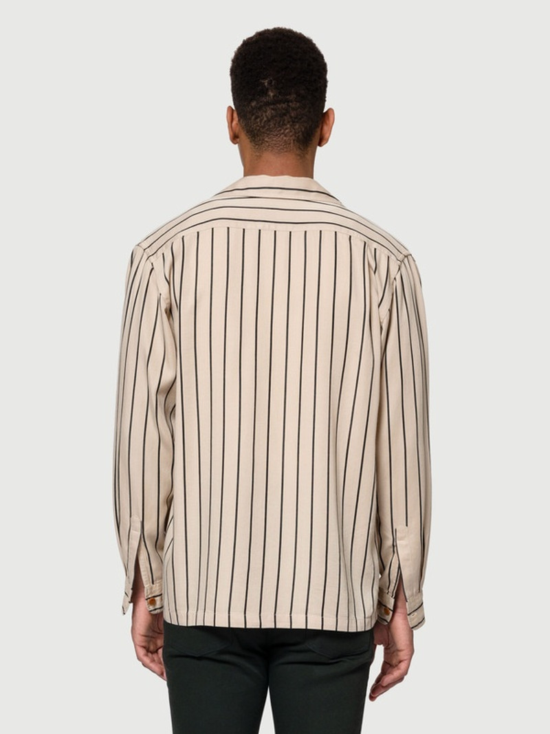 Vincent Fluid Stripe Cream 5