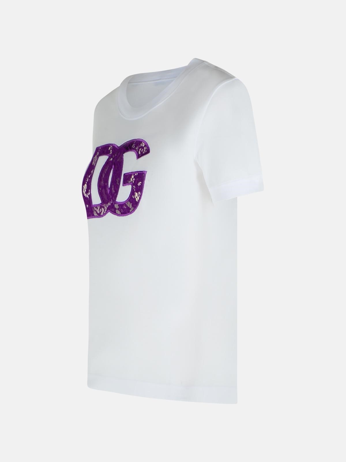 WHITE COTTON T-SHIRT - 2