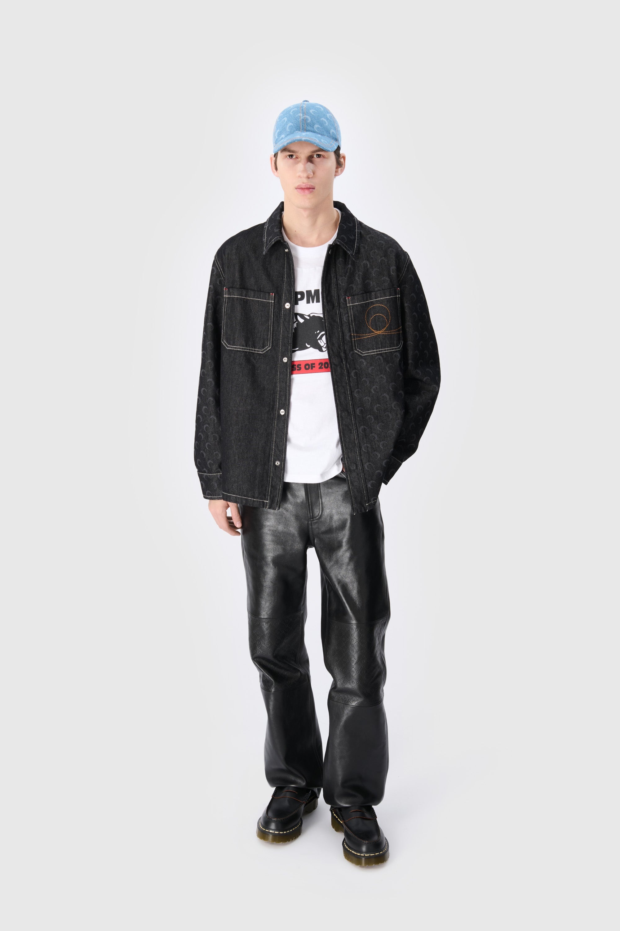 Moon Laser Denim Overshirt - 1