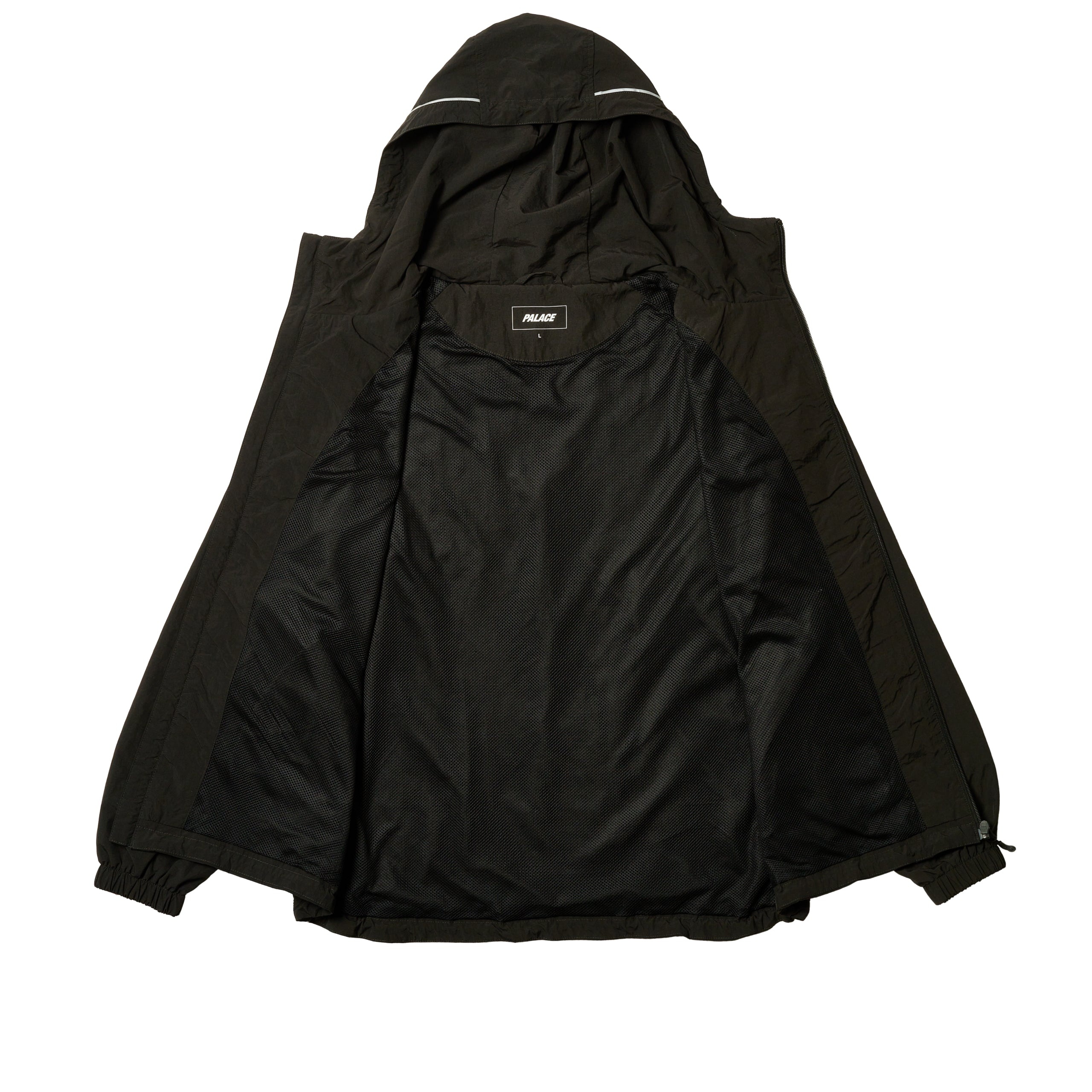 PALACE LIGHTER SHELL JACKET BLACK - rxnc1lajt17a | REVERSIBLE