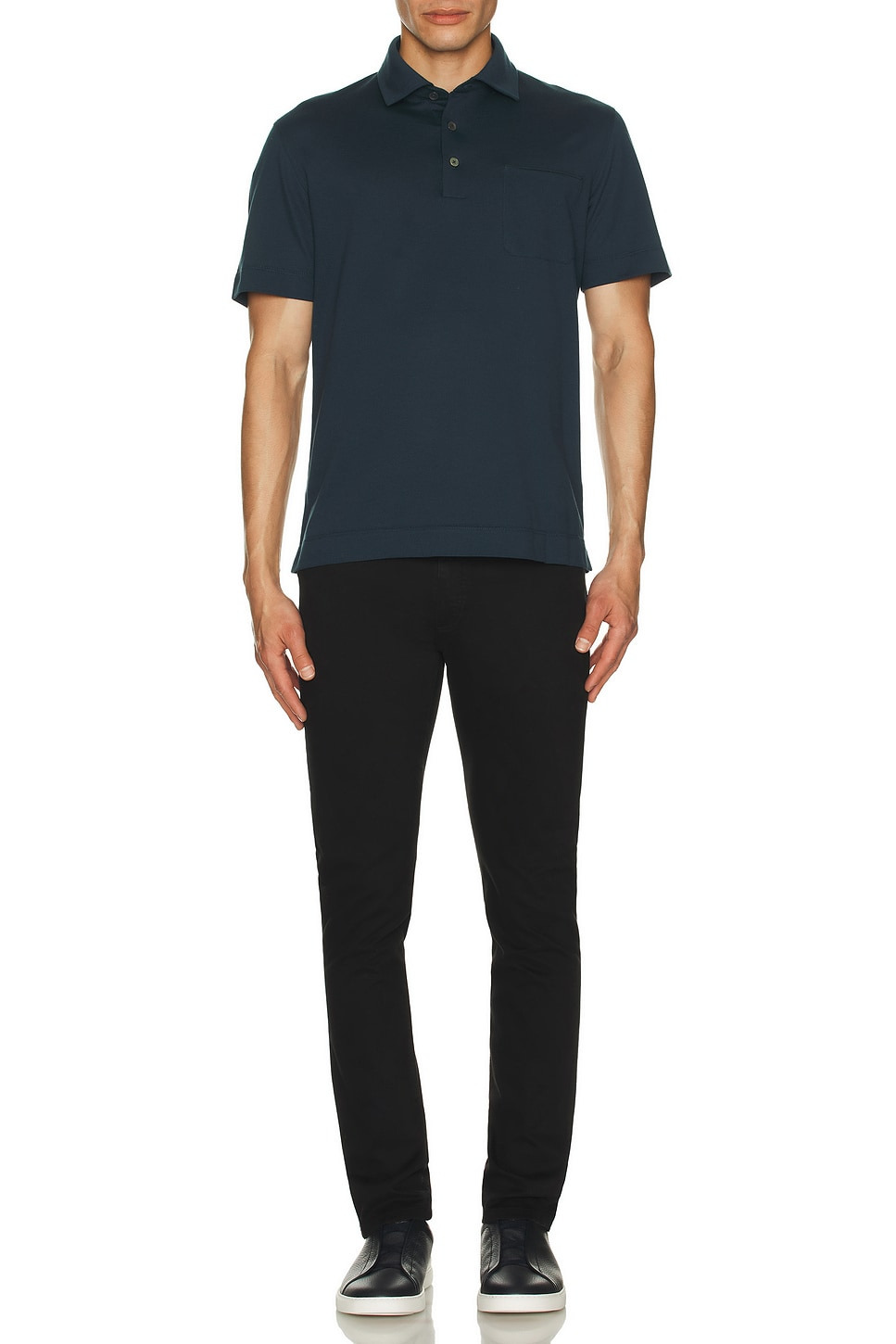 Pure Cotton Piquet Polo - 4