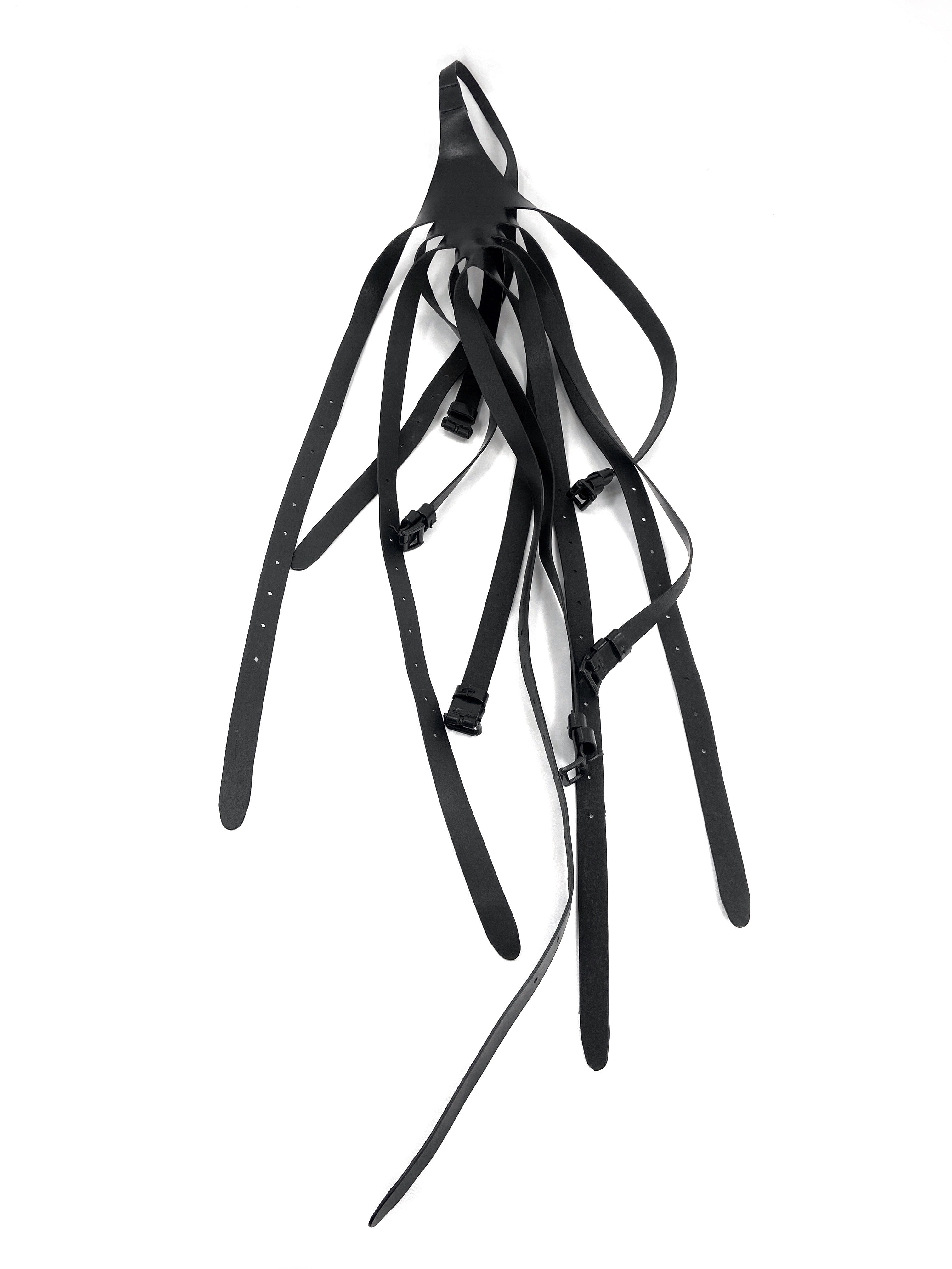 Ann Demeulemeester Spring 2013 Leather Bondage Harness - 15