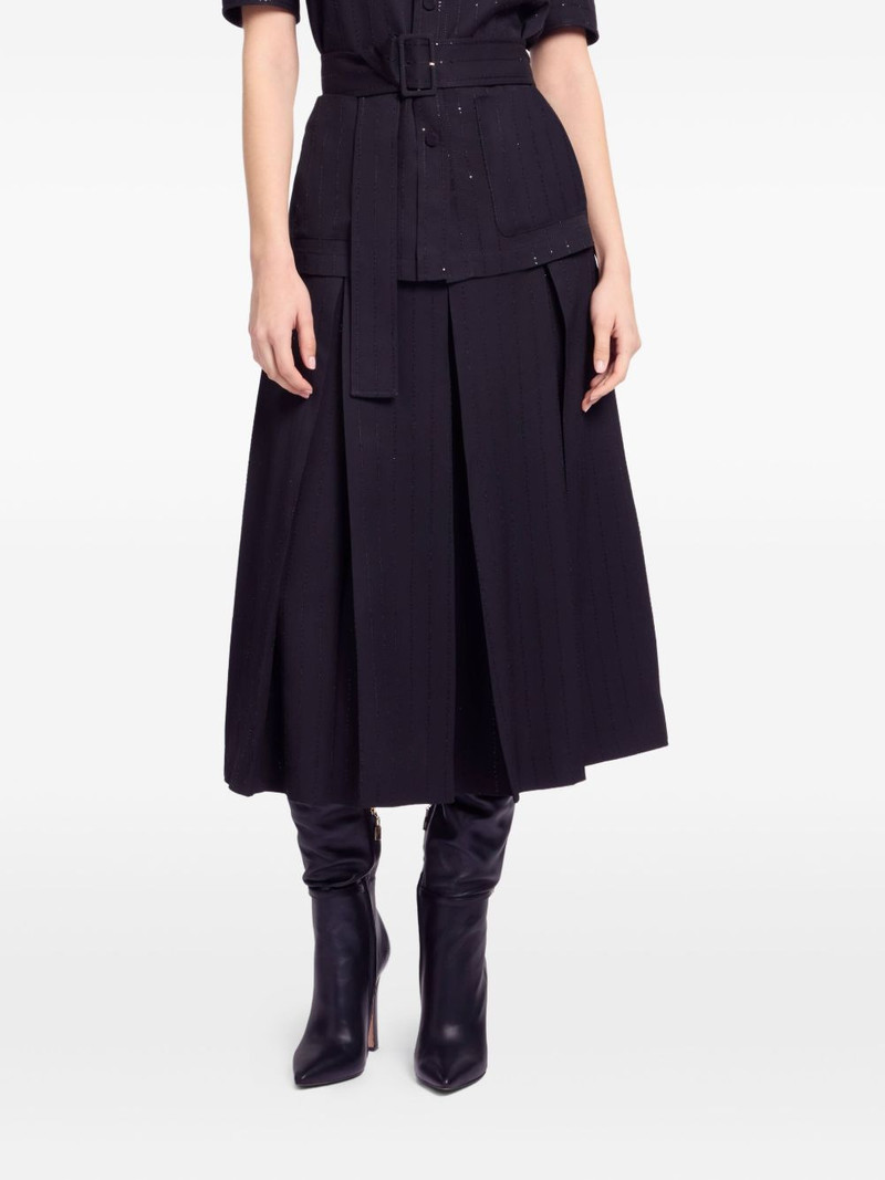pinstriped crepe skirt 4
