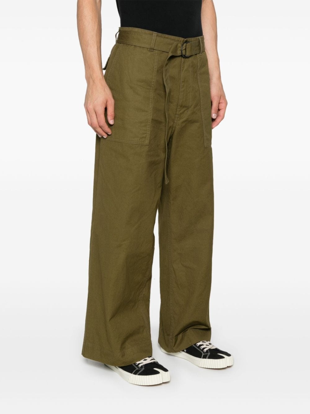 belted trousers - 3