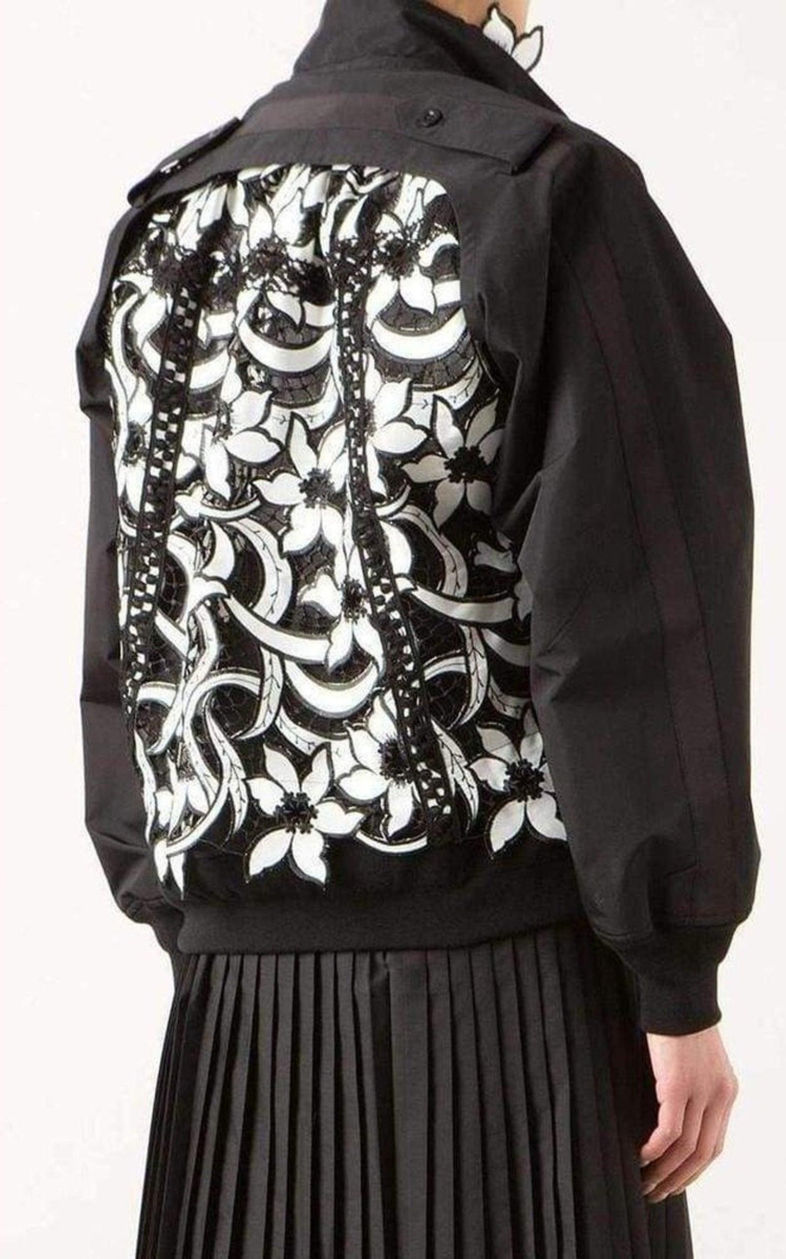 Broderie Anglaise Floral Cotton Jacket - 4