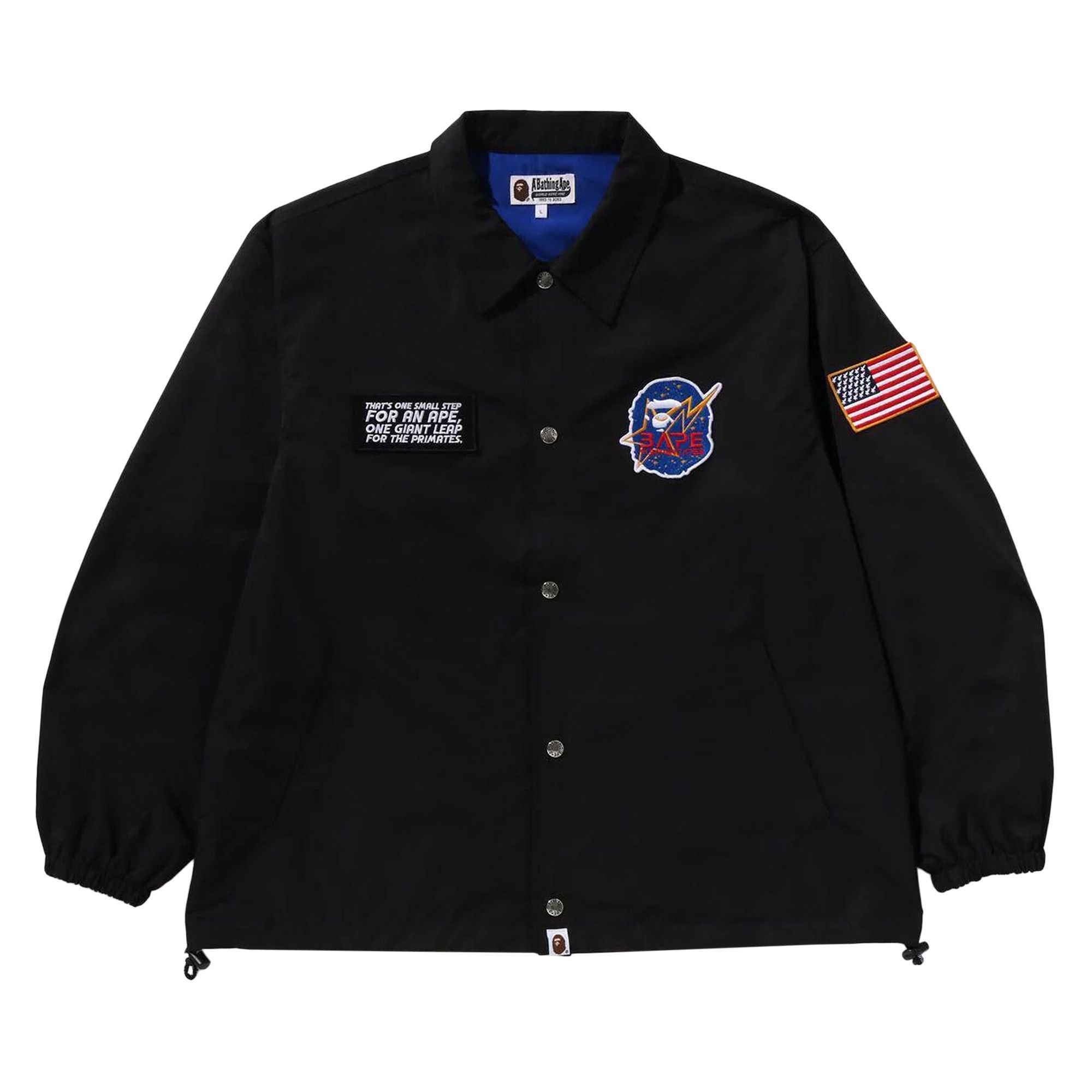 BAPE Space Ape Relaxed Fit Coach Jacket 'Black' - 1
