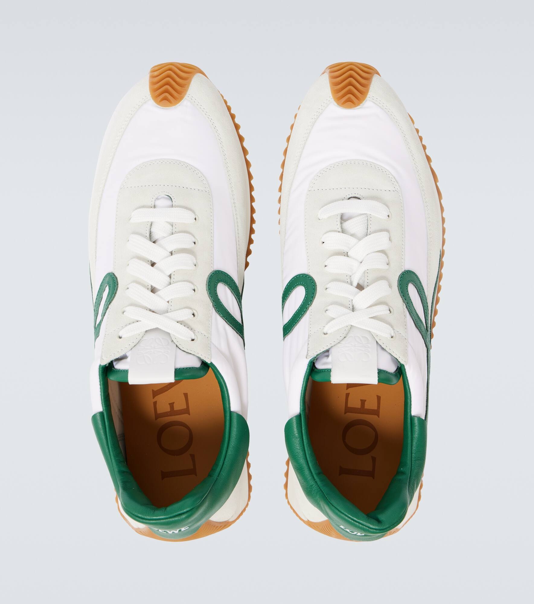 Flow Runner 2.0 suede-trimmed sneakers - 4