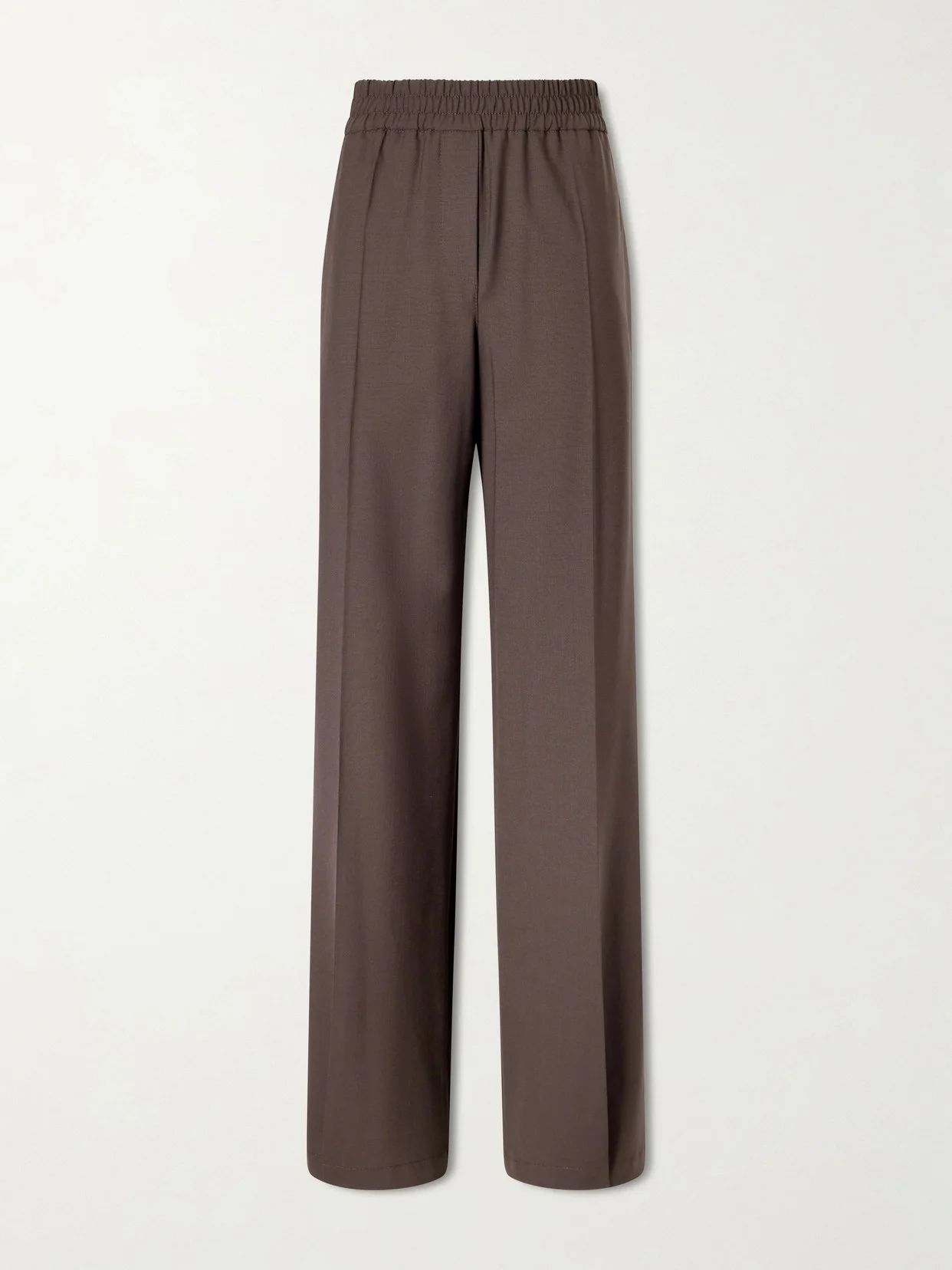 Wide-leg Wool-blend Pants - 1