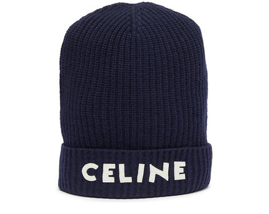 Celine beanie in ribbed felted wool - 1