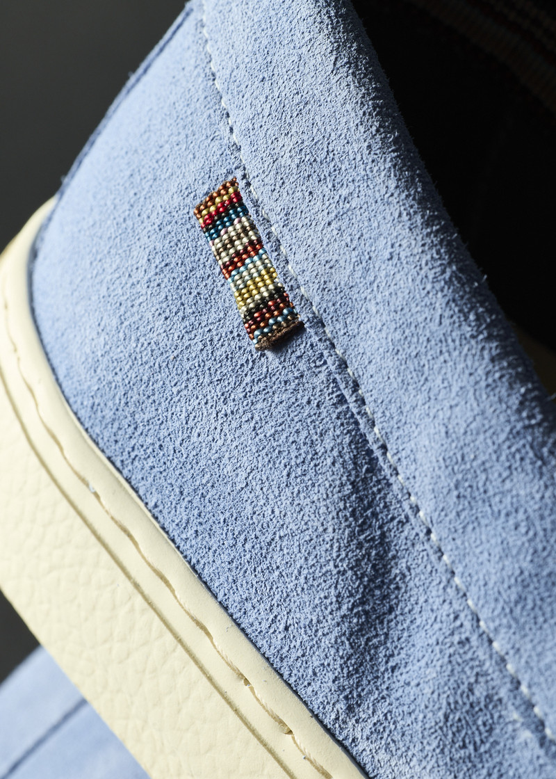 Light Blue Suede 'Simeon' Loafers 6