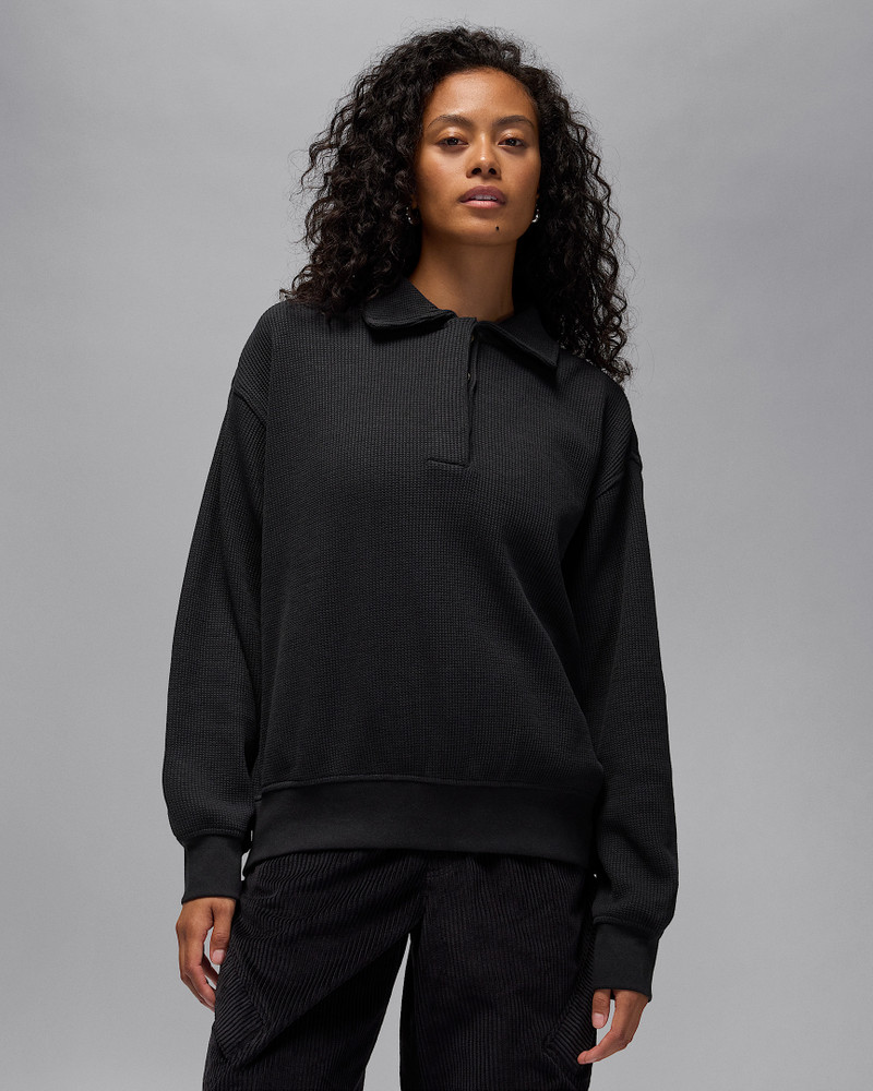Jordan Flight Women's Long-Sleeve Waffle Top 1